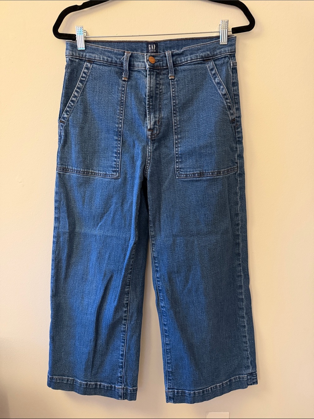 GAP Men's Dark Blue Relaxed Carpenter Jeans